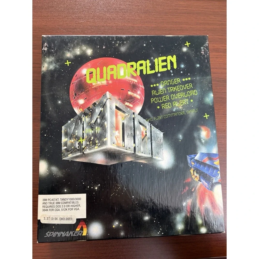 Vtg Quadralien PC Game 3.5